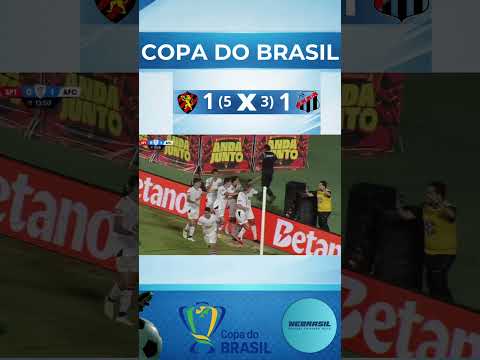 Sport e Anápolis empatam por 1 a 1, nos pênaltis o leão avançou para próxima fase. 🎥: Amazon Prime
