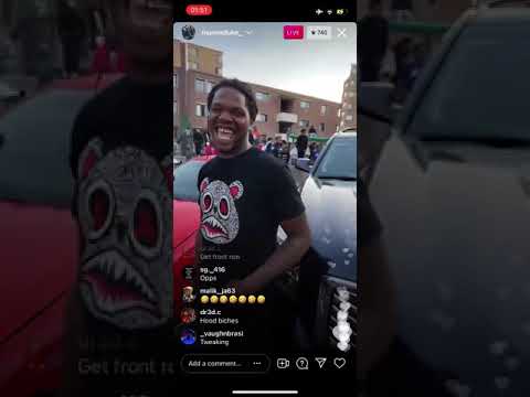 O‘BLOCK MUNNA DUKE IG LIVE (D-RAY FIGHTING 😂)