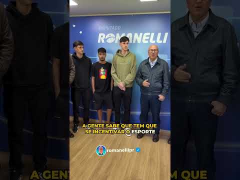 Recebi os jovens atletas de Curiúva que estão prestes a viver uma experiência inesquecível!