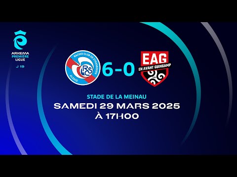 J19 I RC Strasbourg – En Avant Guingamp (6-0), le résumé I Première Ligue FFF 2024-2025