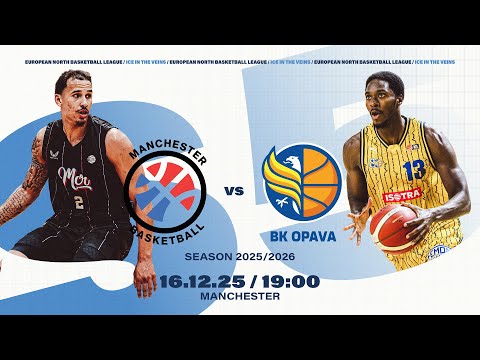 Manchester Basketball v BK Opava |  Dec 16, 2025, 7:00 PM | ENBLeague 2025/26