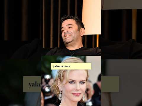 Bülent Şakrak’ın Nicole Kidman anısı. 😂