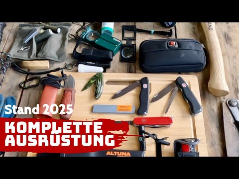 Outdoor Ausrüstung 2025 – Mein komplettes Setup für Wald & Wildnis