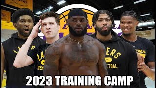 Los Angeles Lakers TRAINING CAMP BATTLES For 2023 REVAMPED Roster | Christian Wood & Lebron & Davis