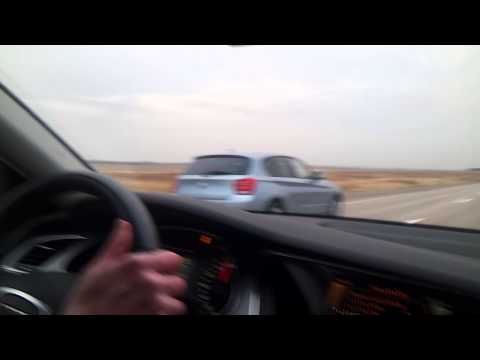 BMW 118i 170hp vs Audi A4 B8 1.8 TFSI Revo 230hp №1