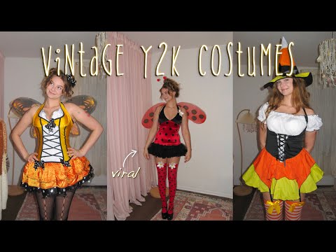 trying on VIRAL vintage y2k halloween costumes so you don't have to