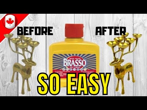 How to clean & polish brass / brasso tutorial