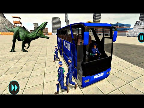 Us Police Coach Bus Driving Simulator – Police Soldier Transporter Bus - Android Gameplay #12