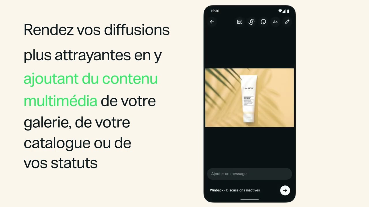 Comment envoyer une diffusion d’entreprise sur l’application WhatsApp Business