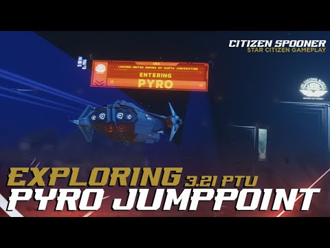 Star Citizen 3.21 ptu EXPLORING PYRO JUMP POINT Entrance & New MEGA Station in CARRACK  | RTX 4090