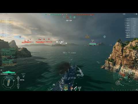 WoWS 0.6.0.1 - Missouri Deletes Des Moines