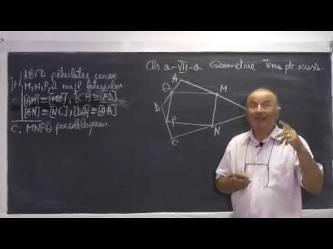 1/2 Lectia 598 - Rezolvam probleme de geometrie cu Paralelogram Dreptunghi Romb Patrat - Clasa 7