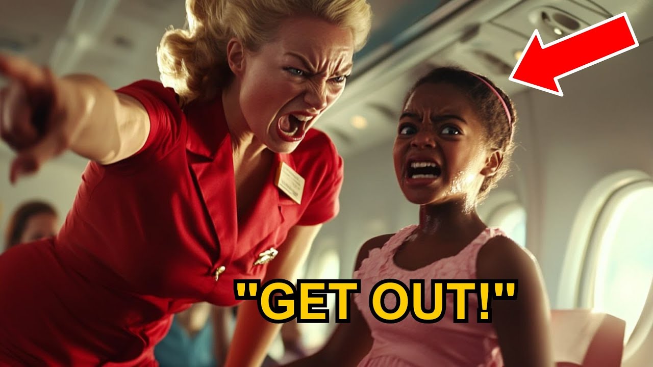 Flight Attendant Kicks Black Girl Off Plane, 7 Minutes Later She Gets Revenge