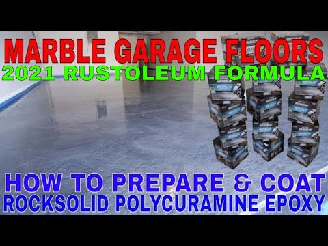 How to Apply Rocksolid Garage Floor Epoxy Coating | Rust Oleum Metallic Polycuramine