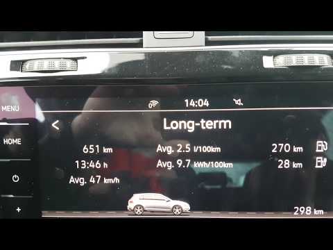 VW Golf 7 GTE - Fuel Consumption - last 650km - Short Review