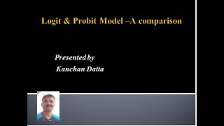 Logit and Probit Model- A basic difference