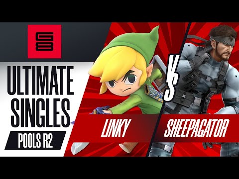 Linky vs Sheepagator - Pools R2 Ultimate Singles - Genesis 8 | Toon Link vs Snake