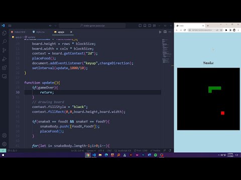 Calm Programming Coding Snake Game Javascript No Talking