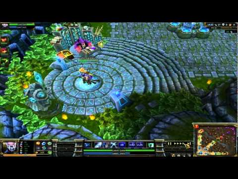 League of Legends - Ryze vs bots (fast forward)