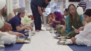 Langar Hall at Guru Ram Das Ashram in Los Angeles
