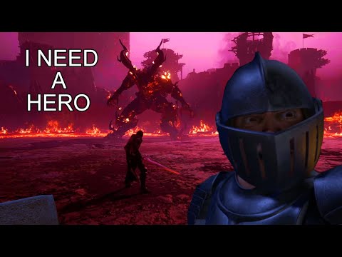 that one scene from Final fantasy XVI but with "i need a hero" from Shrek 2