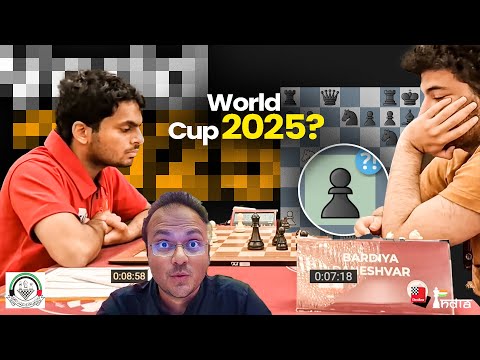 Did Nihal Sarin book a spot at the World Cup 2025? | Nihal vs Bardiya | Asian 2025