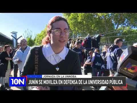 JORNADA EN LA UNNOBA: Junín se moviliza en defensa de la universidad pública