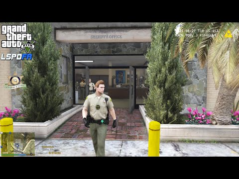GTA V - LSPDFR 0.4.9🚔 - LSSD/LASD - Sheriff Patrol - Arrest Warrant/Pursuit/Shots Fired - 4K