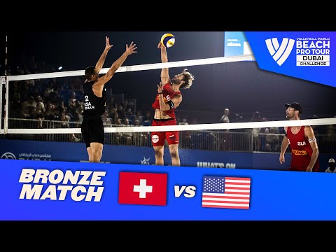 Heidrich/Dillier vs. Crabb/Lotman - Bronze Match  Highlights Dubai 2022 #BeachProTour