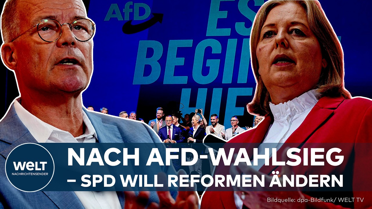 DEUTSCHLAND: Kommt der Kurswechsel? Nach AfD-Wahlsieg fordert SPD Korrekturen