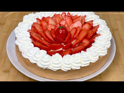 LA TARTE AUX FRAISES FAÇON FRAISIER 🍓 AVEC LE MOULE MAGIQUE ✨RECETTE RÉUSSIE À 100% facile & rapide