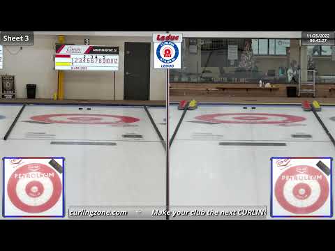 Thevenot/Kalthoff vs. Wiens/Nowell - Draw 1 - Curling Stadium Alberta Curling Series Doubles