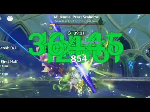 C6r5 Tighnari vs boss seahorse (4.1 abyss)