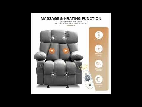SAVE 52% ON RECLINER WITH HEAT AND MASSAGE