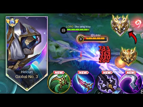 TOP GLOBAL HELCURT BEST GUIDE TO RANK UP FASTER IN 2025!!🔥( RECOMMEND BUILD) MLBB