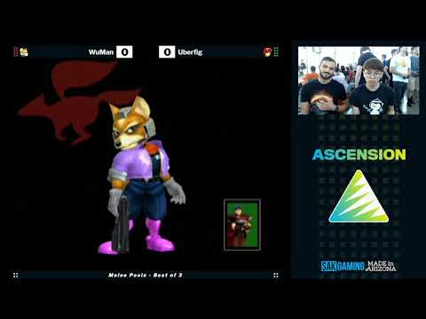 Ascension VII Melee Pools - WuMan (Fox) vs Uberfig (Marth)