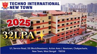 Techno International Newtown College Review 2025 | 32LPA Highest Package | Fee & Placement?
