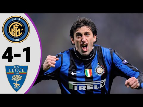 Inter Milan 4 × 1 Lecce | Extended Highlights and All Goals- 2011-12 HD