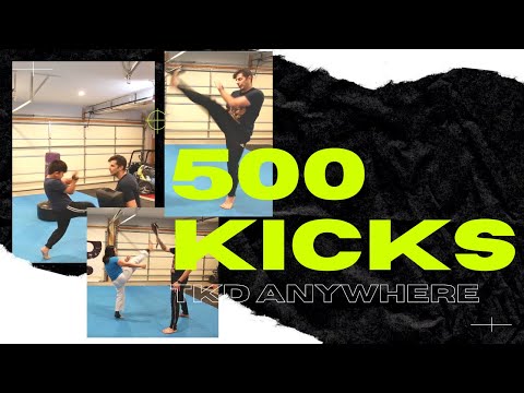 500 Tae Kwon Do Kicks Work Out