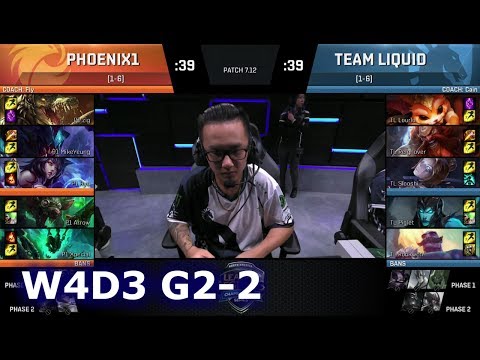 Liquid vs Phoenix1 | Game 2 S7 NA LCS Summer 2017 Week 4 Day 3 | TL vs P1 G2 W4D3