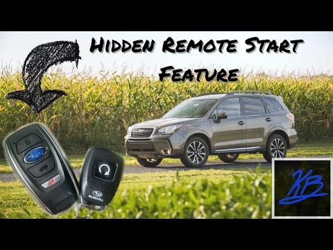 Subaru Hidden Remote Start Feature