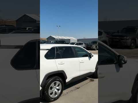 2022 Toyota RAV4 LE FWD in White for sale at Forbes Waterloo Toyota in Waterloo, ON