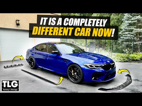 BMW M5 CS Carbon Fiber Body Kit Install (DIY F90)