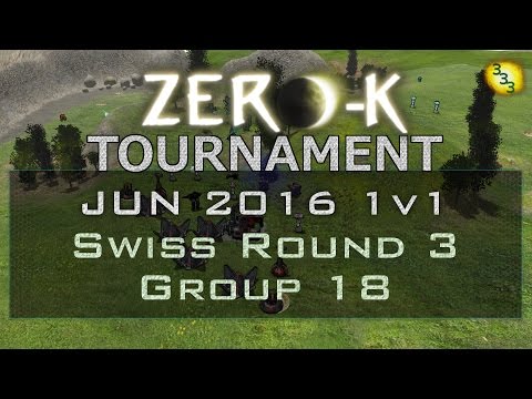2016/06/04 1v1 Tournament - Swiss Round 3: Aquanim vs KingRaptor - Zero-K