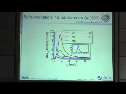SPICE MAQM Workshop - Stefan Blügel - Magnetisms in Clusters, Chains and Films at Metal Surfaces