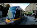 LUAS TRAM In DUBLIN CITY In IRELAND
