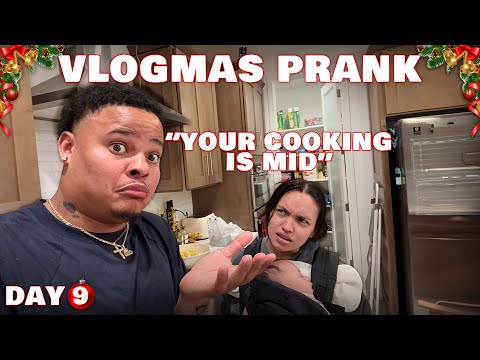 SAYING SACHI'S COOKING IS TRASH PRANK! *VLOGMAS DAY 9*