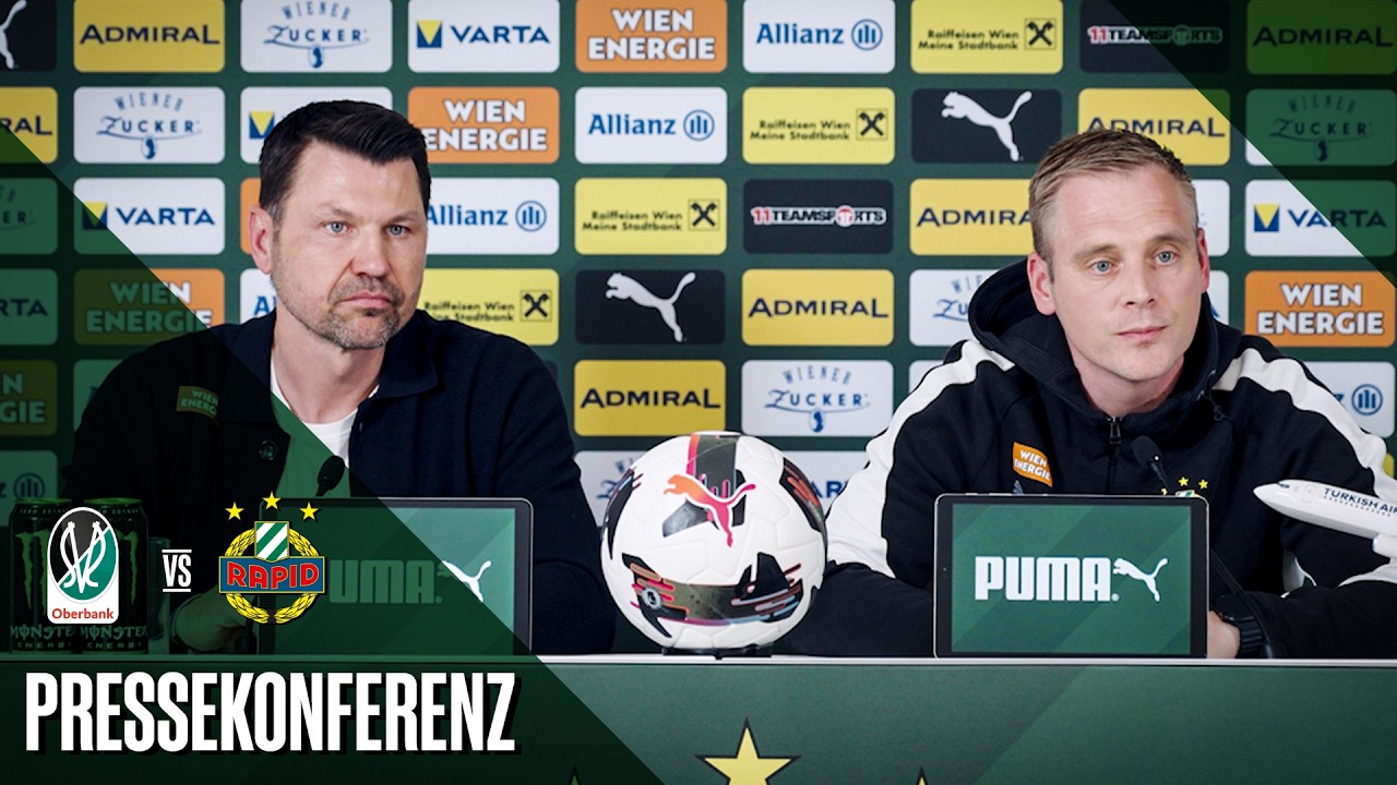 Pressekonferenz vor dem Spiel gegen die SV Ried