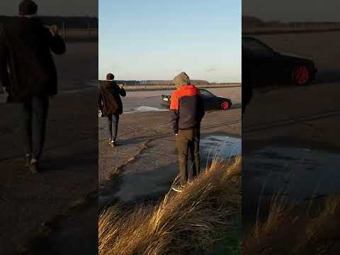 Początki  driftu. BMW E36 . pierwsza lekcja upalania i zarazem ostatnie karanie e36 2020r.