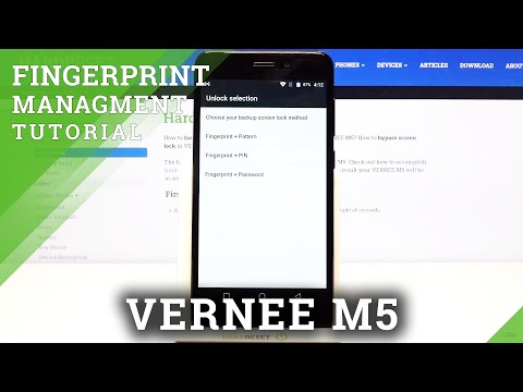 How to Set Up Fingerprint in VERNEE M5 - Add Fingerprint Lock